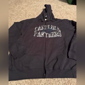 Carolina Panthers Navy NFL full-zip hoodie